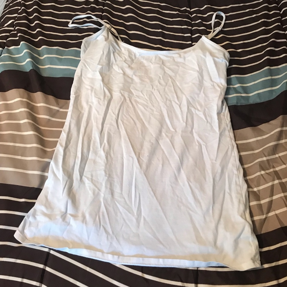 White Spaghetti Strap Top